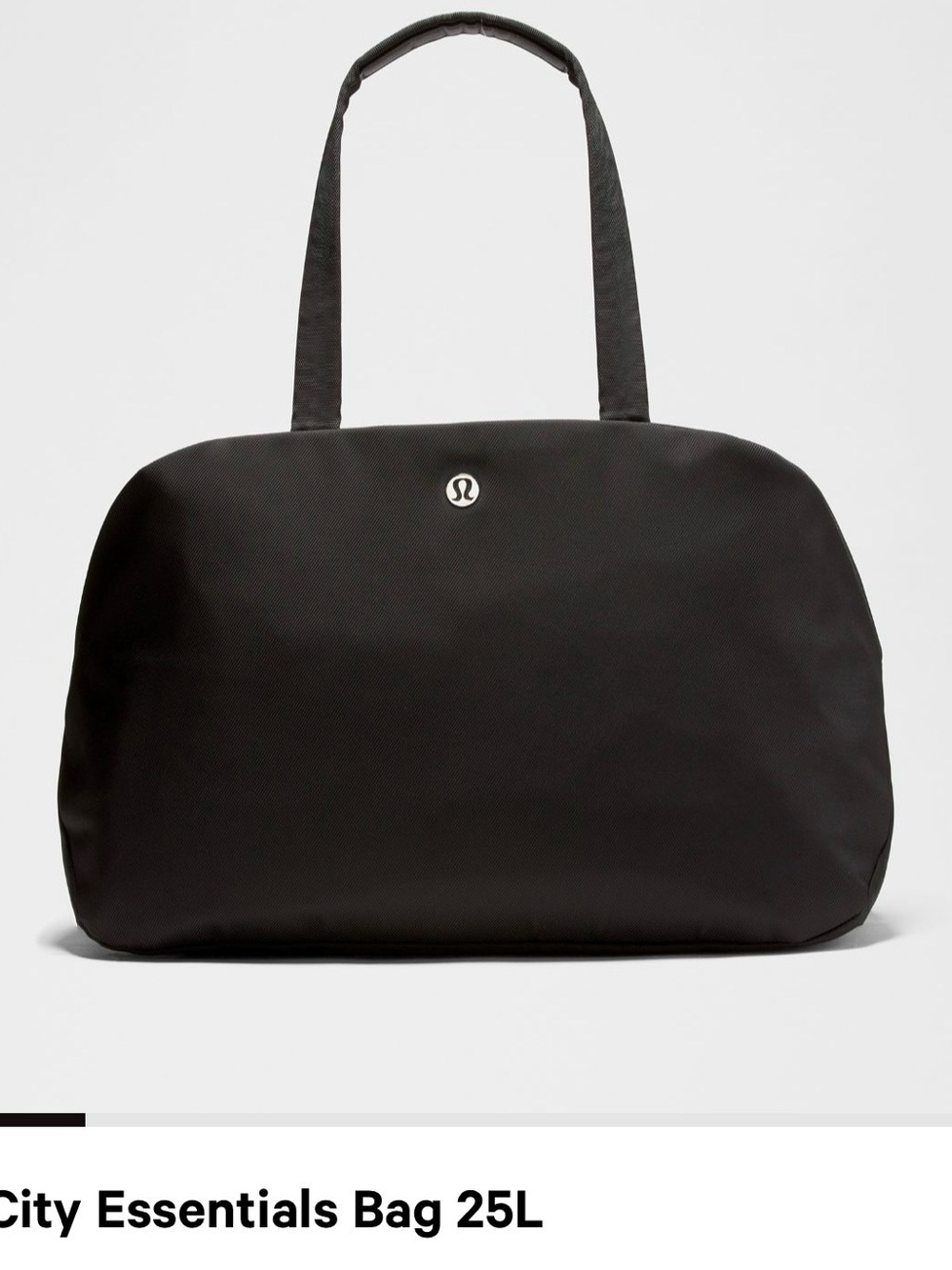 lululemon athletica Black Laptop Tote with Top Handles